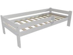eoshop Dětská postel ADAM se zábranou "DP 012" (Barva dřeva: barva bílá, Rozměr: 90 x 180 cm)