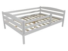 eoshop Dětská postel DP 020 XL se zábranou (Barva dřeva: barva bílá, Rozměr: 160 x 200 cm)