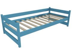 eoshop Dětská postel FILIP "DP 023" (Barva dřeva: barva modrá, Rozměr: 70 x 160 cm)