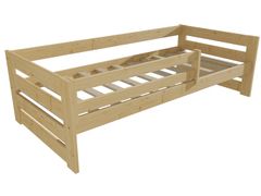 eoshop Dětská postel KLÁRA se zábranou "DP 025" (Barva dřeva: bezbarvý lak, Rozměr: 70 x 160 cm)