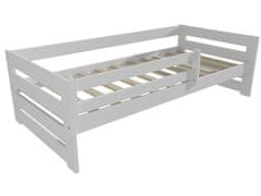 eoshop Dětská postel KLÁRA se zábranou "DP 025" (Barva dřeva: barva bílá, Rozměr: 80 x 160 cm)