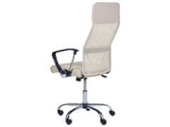 Beliani Kancelářská židle béžová DESIGN