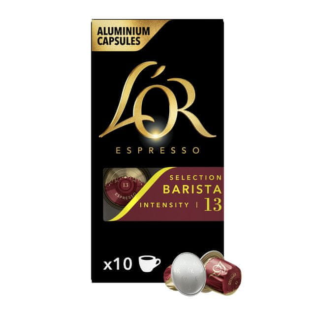 Levně L'Or Espresso Barista selection 10 ks kapslí, kompatibilní s kávovary Nespresso