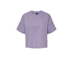 Pieces Dámské triko PCCHILLI Loose Fit 17118870 Lavender (Velikost M)