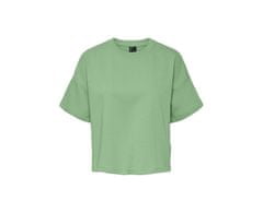 Pieces Dámské triko PCCHILLI Loose Fit 17118870 Quiet Green (Velikost XS)