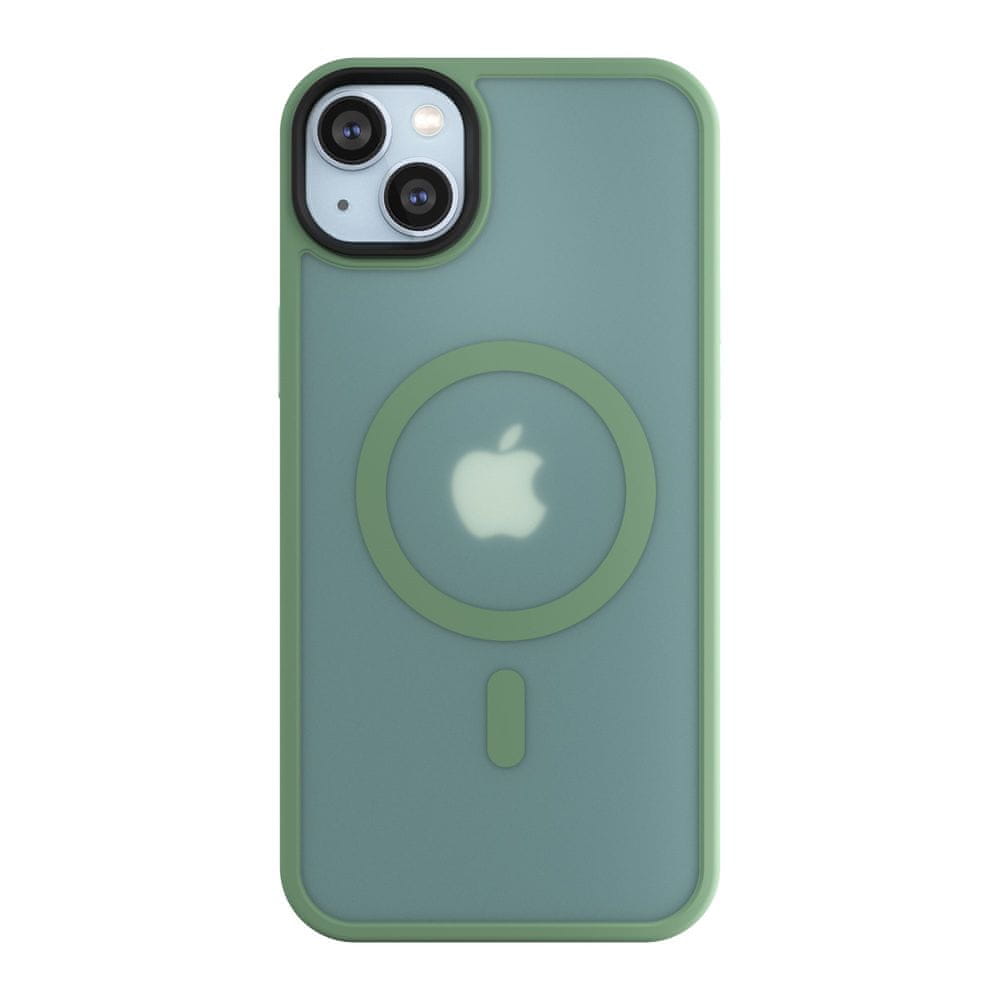 Levně Next One MagSafe Mist Shield Case for iPhone 14 Plus IPH-14PLUS-MAGSF-MISTCASE-PTC - pistáciová