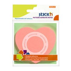 HOPAX Samolepící bloček Stick'n 360° 21545 | 70x70 mm, 50 lístků, růžová