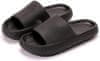 VIVVA® Módní Pěnové Pantofle na robustní platformě, Dámské Pantofle / Pánské Pantofle, Zdravotní pantofle | FLIPSY (Černá, 40/41) 
