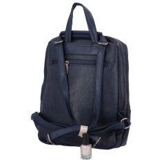 Turbo Bags Dámský koženkový designový batůžek/taška Alfredo, modrá