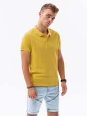 OMBRE Pánské tričko s límečkem Douglas žlutá L