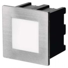 Emos EMOS LED orientační vestavné svítidlo 80×80, 1,5W teplá bílá,IP65 ZC0109
