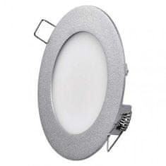 Emos ZD1222 LED podhledové svítidlo PROFI stříbrné, 12 cm, 6 W, neutrální bílá 1540120670