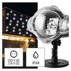 Emos DCPN01 LED dekorativní projektor – hvězdičky, venkovní i vnitřní, teplá/studená bílá 1550003000