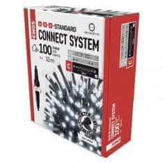 Emos D1AC03 Standard LED spojovací vánoční řetěz, 10 m, venkovní i vnitřní, studená bílá 1550012002
