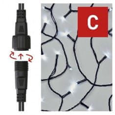 Emos D1AC02 Standard LED spojovací vánoční řetěz, 5 m, venkovní i vnitřní, studená bílá 1550012001