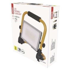 Emos LED reflektor ILIO přenosný ZS3342, 51 W, černý/žlutý, neutrální bílá 1542033420