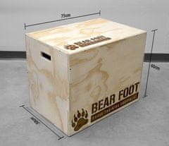 Bear Foot BearFoot Plyometrická bedýnka, 75x60x50cm