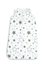 Sensillo Dětský spací obleček 62x80cm “S” EUCALYPTUS Bílý s hvězdičkama
