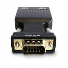 Adaptér CL-145 VGA - HDMI + Audio