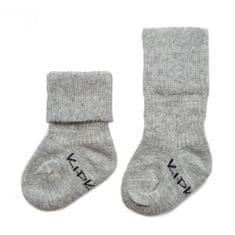 KipKep dětské ponožky Stay-on-Socks NEWBORN 1pár Grey