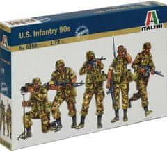 Italeri figurky americká pěchota, (1980s), Model Kit 6168, 1/72