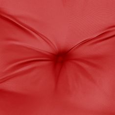 Vidaxl Kulatý sedák červený Ø 100 x 11 cm oxfordská tkanina