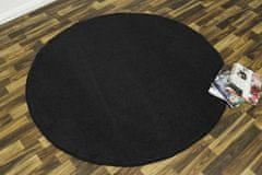 Hanse Home Kusový koberec Nasty 102055 Schwarz kruh 133x133 (průměr) kruh