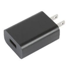univerzální USB nabíječka/ 100V-240V/ 1500mA/ 7,5W/ US zásuvka/ bulk/ černá