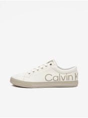 Calvin Klein Bílé pánské tenisky Calvin Klein Jeans 42