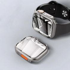 Tech-protect Kryt/Ochrana Displeje Defense360 Apple Watch 7 / 8 / 9 (45 Mm) Titanium/Orange