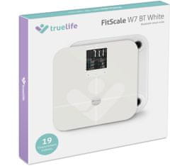 TrueLife FitScale W7 BT - Bioelektrická impedanční váha - bílá