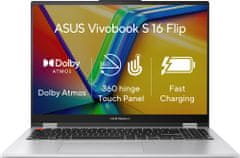 ASUS Vivobook S 16 Flip (TN3604), stříbrná (TN3604YA-MC009W)
