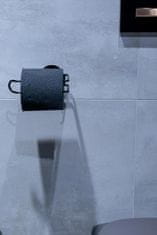 DURAmat Držák toaletního papíru, samolepicí 3M, černý