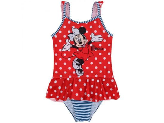 sarcia.eu DISNEY Minnie Mouse Dívčí červené puntíkované plavky