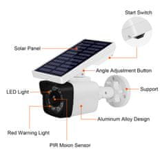 Bentech Dummy7 atrapa kamery se solárním panelem
