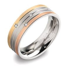 Boccia Titanium Titanový prsten s brilianty 0135-02 (Obvod 54 mm)