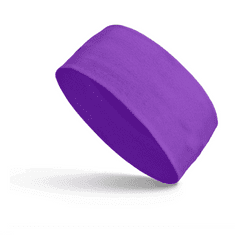 NANDY Bavlněná čelenka pro děti - fialová