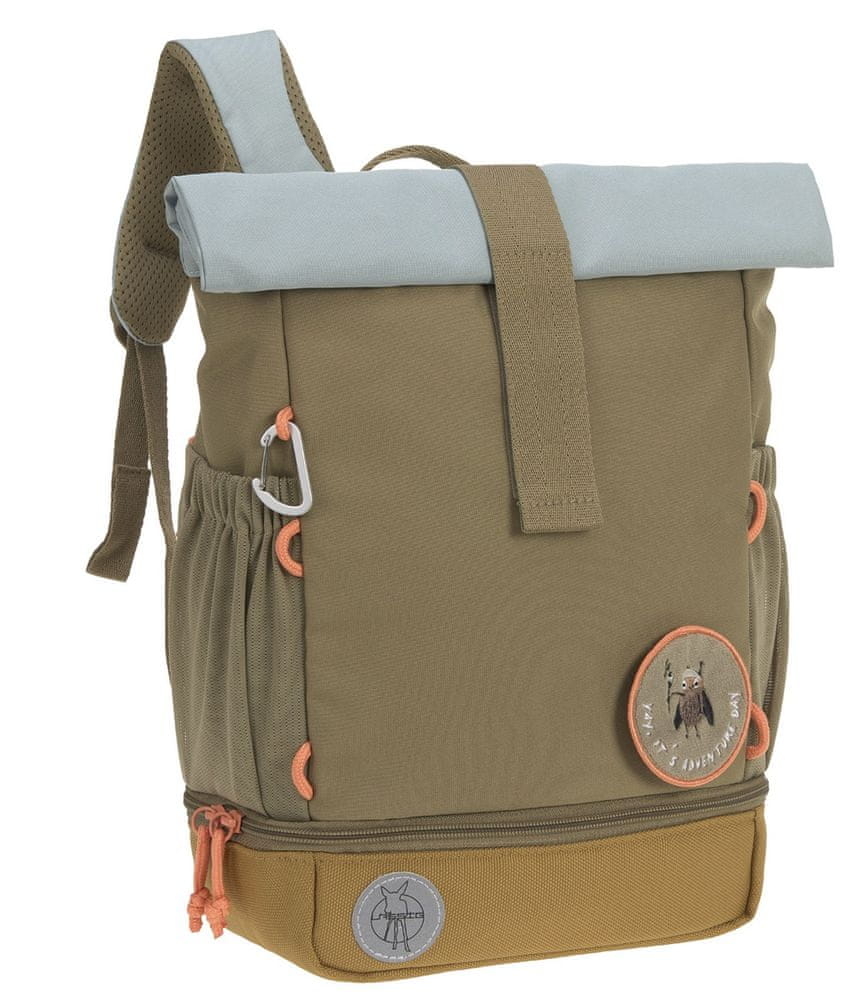 Levně Lässig Dětský batůžek Mini Rolltop Backpack Nature olive