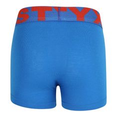 Styx Dětské boxerky sportovní guma modré (GJ1167) - velikost 9-11 let