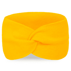 NANDY Bavlněná čelenka s mašlí pro děti - žlutá
