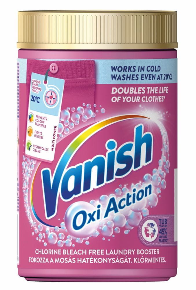 Levně Vanish Oxi Action prášek na odstranění skvrn 625 g