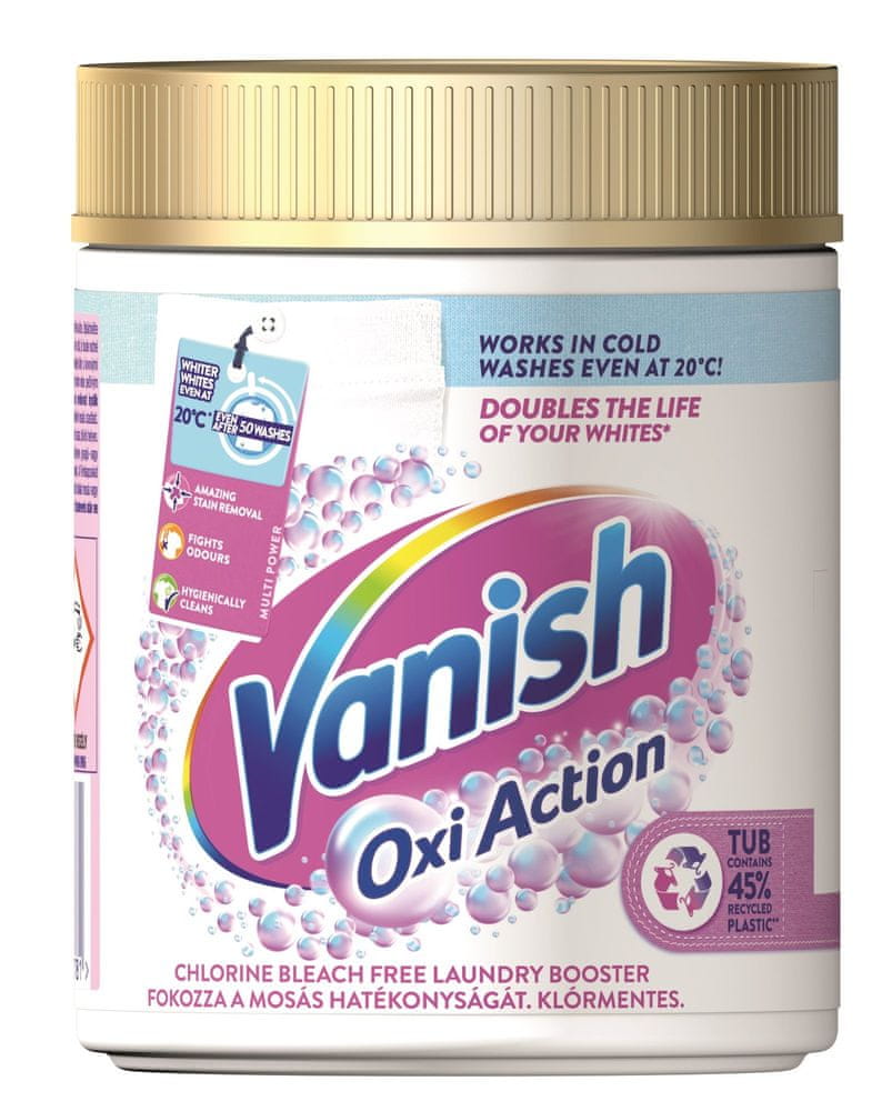 Levně Vanish Oxi Action prášek na bělení a odstranění skvrn 470 g