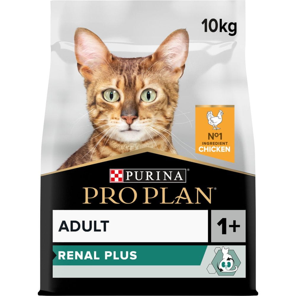 Levně Purina Pro Plan CAT RENAL PLUS kuře 10 kg