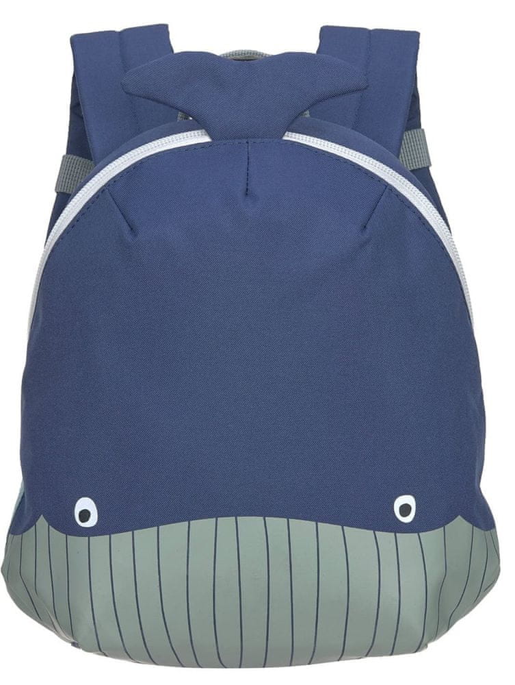 Levně Lässig Dětský batoh Tiny Backpack About Friends Whale dark blue