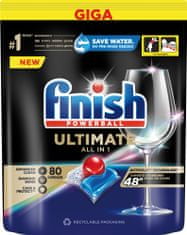 Finish Ultimate All in 1 - kapsle do myčky nádobí 80 ks