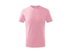 Grooters Růžové dětské bavlněné tričko bez potisku Velikost: 110