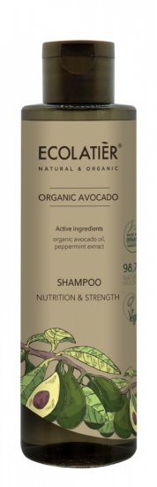Ecolatier Šampon na vlasy, výživa a síla, AVOKÁDO, 250 ml