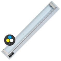 Ecolite Ecolite kuchyňské LED svítidlo 15W,CCT,1200lm,92cm,stříbrná TL2016-CCT/15W