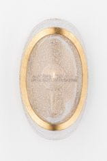 HUDSON VALLEY HUDSON VALLEY nástěnné svítidlo DANES mosaz/sklo zlatá/matná E14 1x60W 1501-VGL-CE