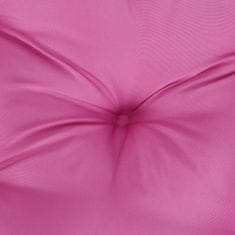 Vidaxl Poduška na palety růžová 80 x 40 x 12 cm textil